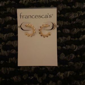 Francescas gold hoops